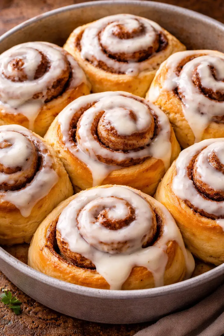 Fresh cinnamon rolls