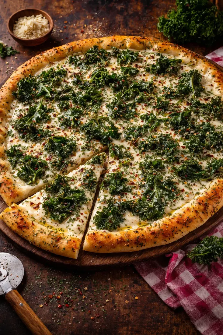 White Veggie Pizza